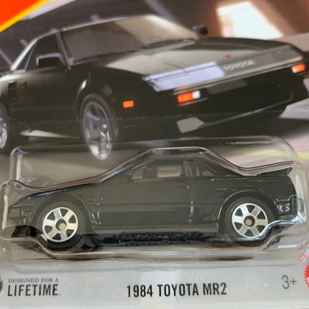 1984 Black Toyota MR2 1980s Car Matchbox Mattel MBX Diecast Toy 🆕 2025